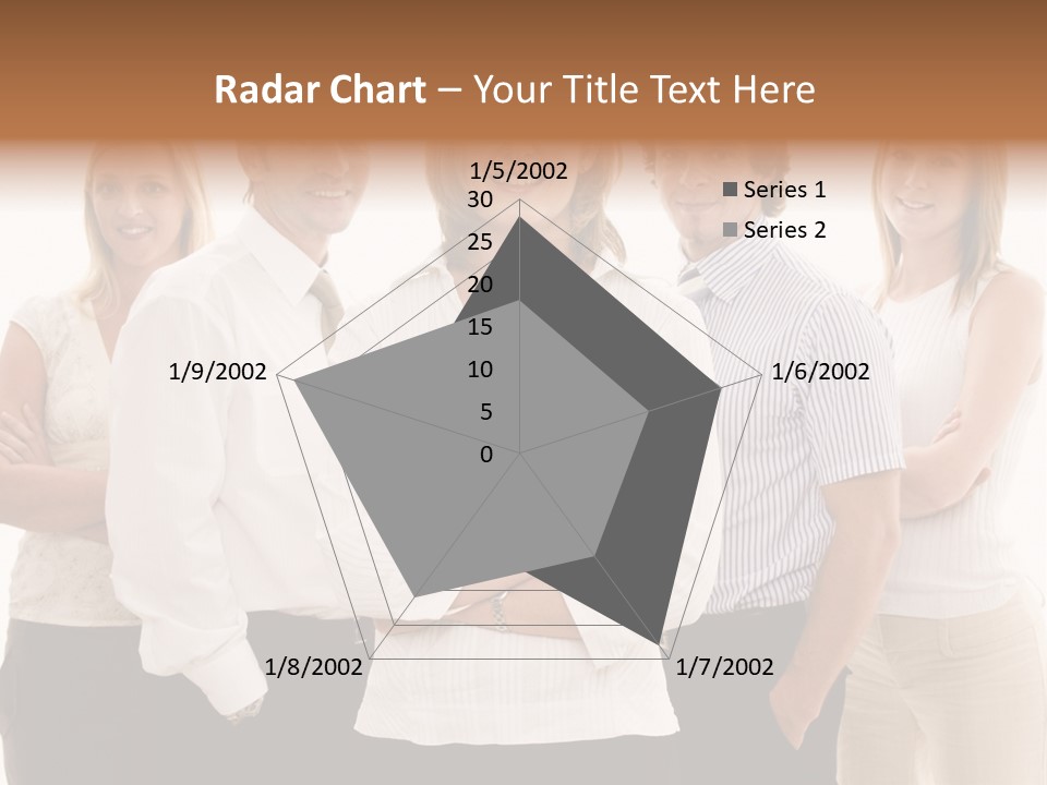 Man Smiling Together PowerPoint Template
