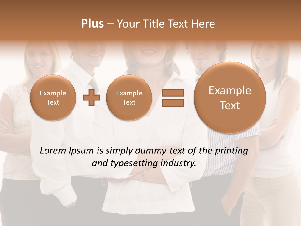 Man Smiling Together PowerPoint Template