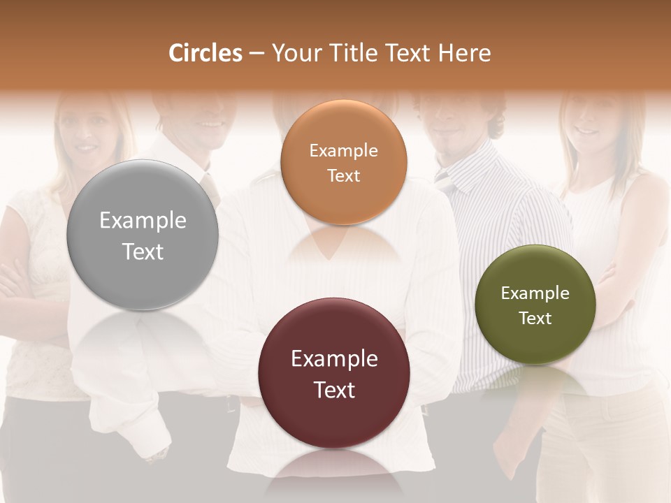 Man Smiling Together PowerPoint Template