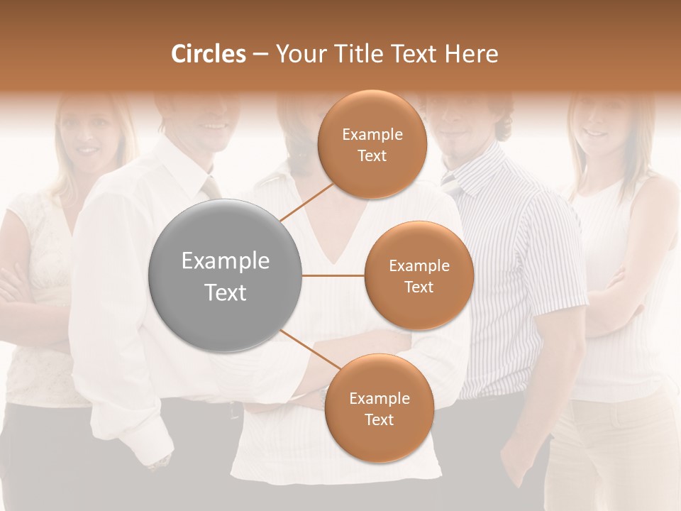 Man Smiling Together PowerPoint Template