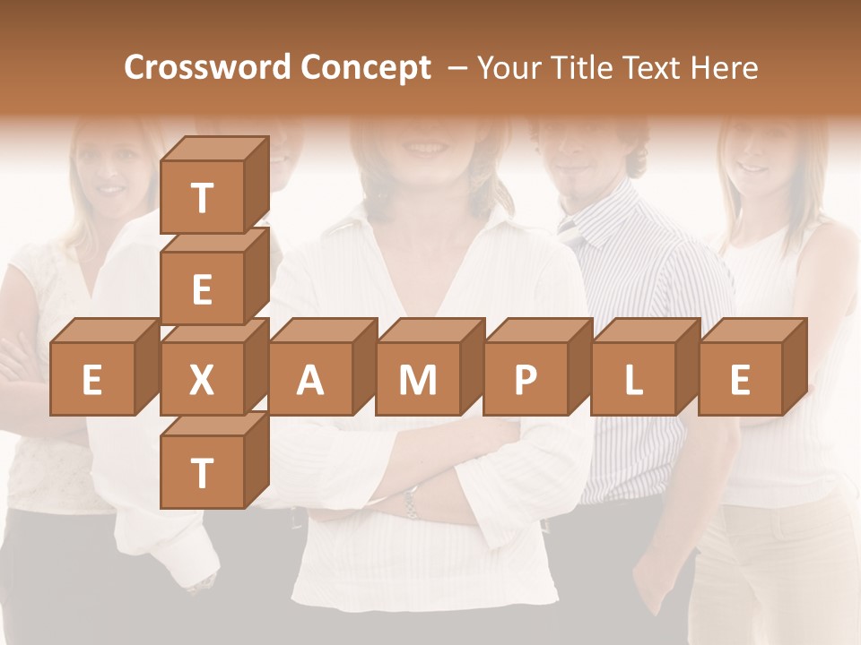 Man Smiling Together PowerPoint Template