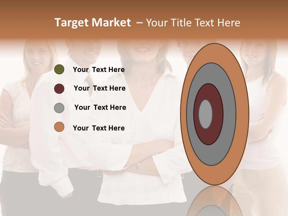 Man Smiling Together PowerPoint Template