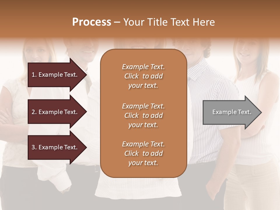 Man Smiling Together PowerPoint Template