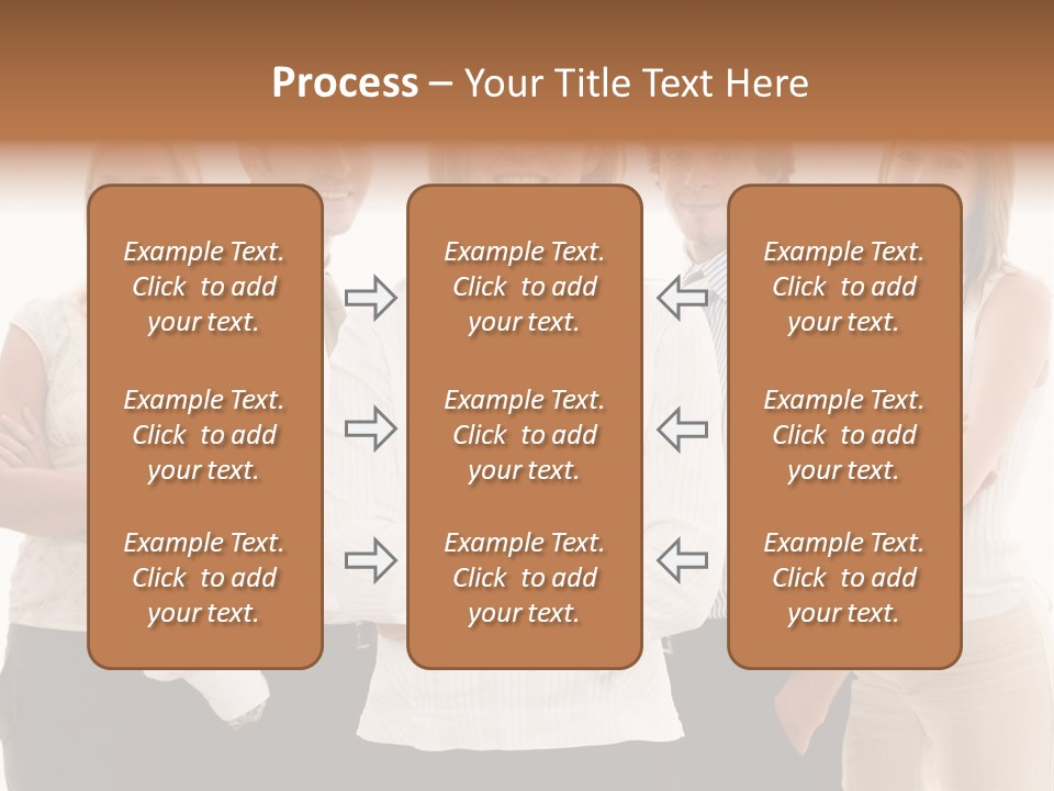 Man Smiling Together PowerPoint Template