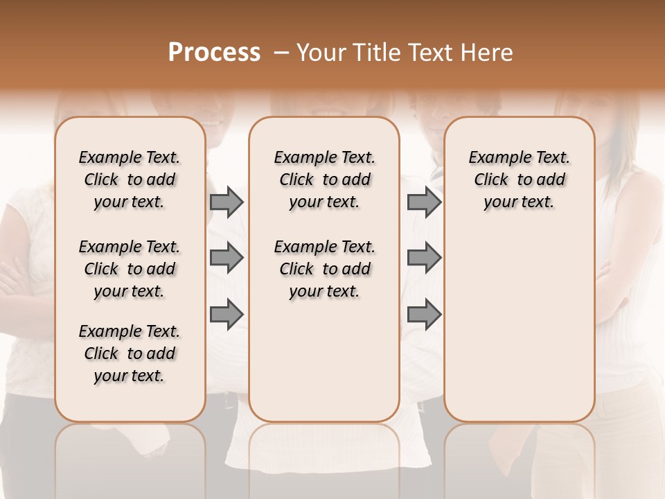 Man Smiling Together PowerPoint Template