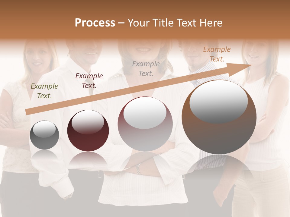 Man Smiling Together PowerPoint Template