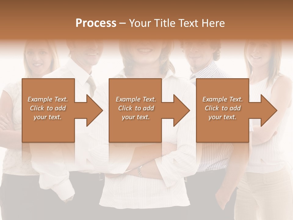 Man Smiling Together PowerPoint Template
