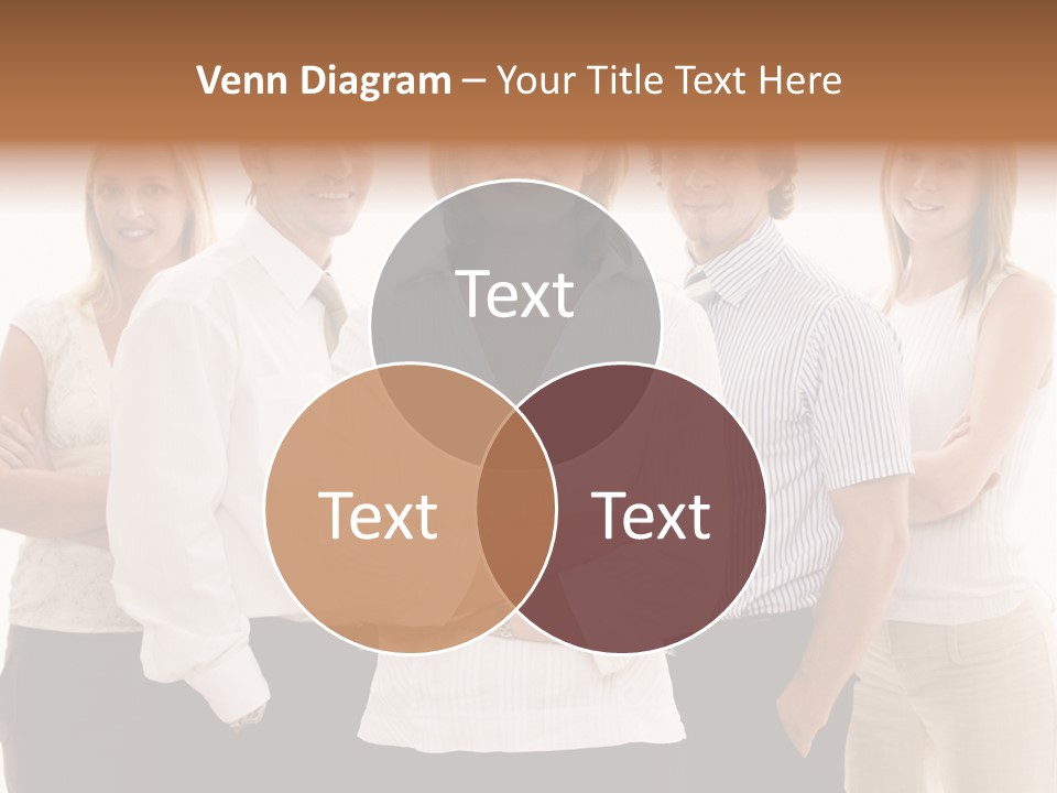 Man Smiling Together PowerPoint Template