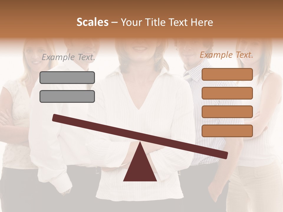 Man Smiling Together PowerPoint Template