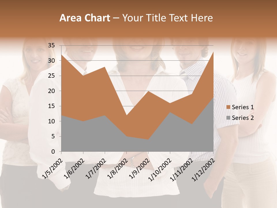 Man Smiling Together PowerPoint Template
