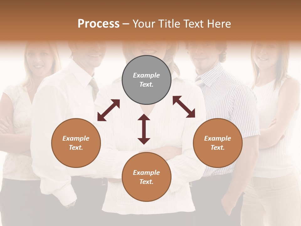 Man Smiling Together PowerPoint Template