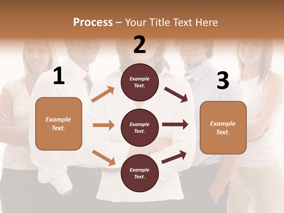 Man Smiling Together PowerPoint Template