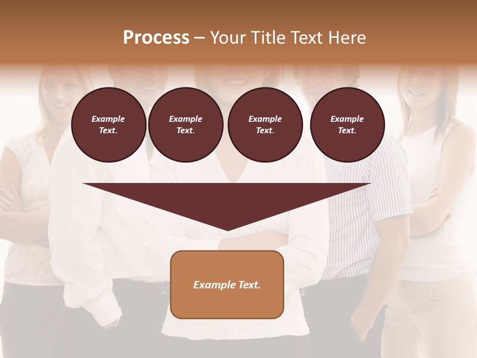 Man Smiling Together PowerPoint Template