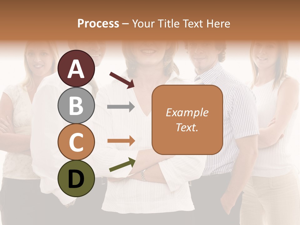 Man Smiling Together PowerPoint Template