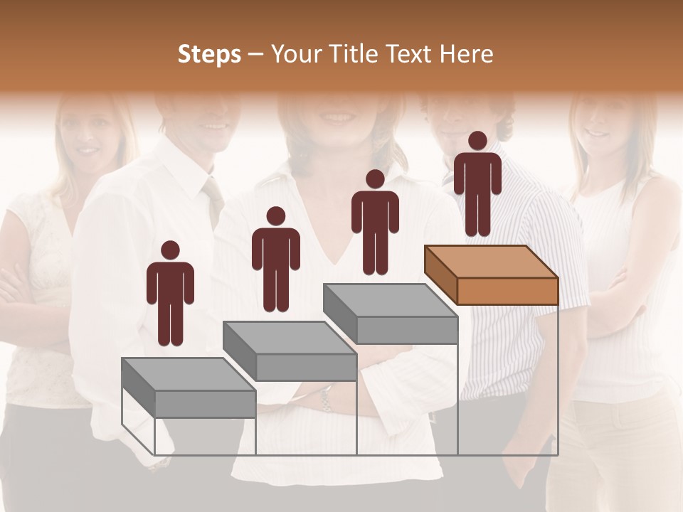 Man Smiling Together PowerPoint Template