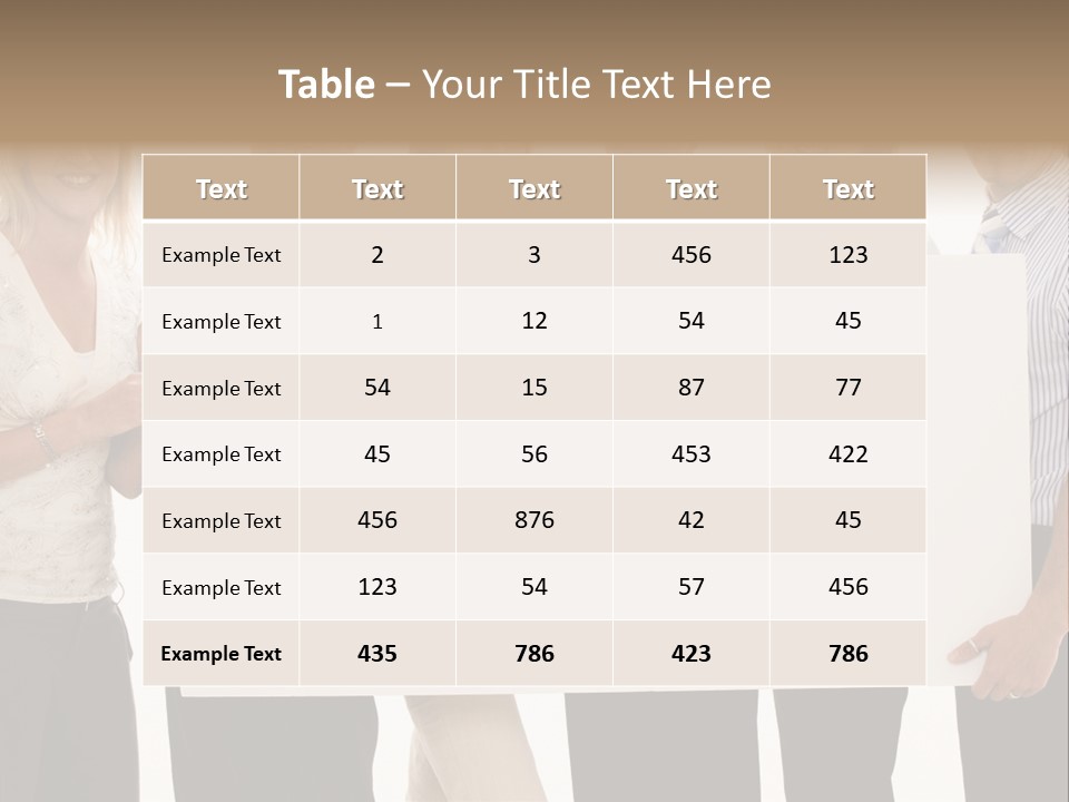 Background Goodlooking Females PowerPoint Template