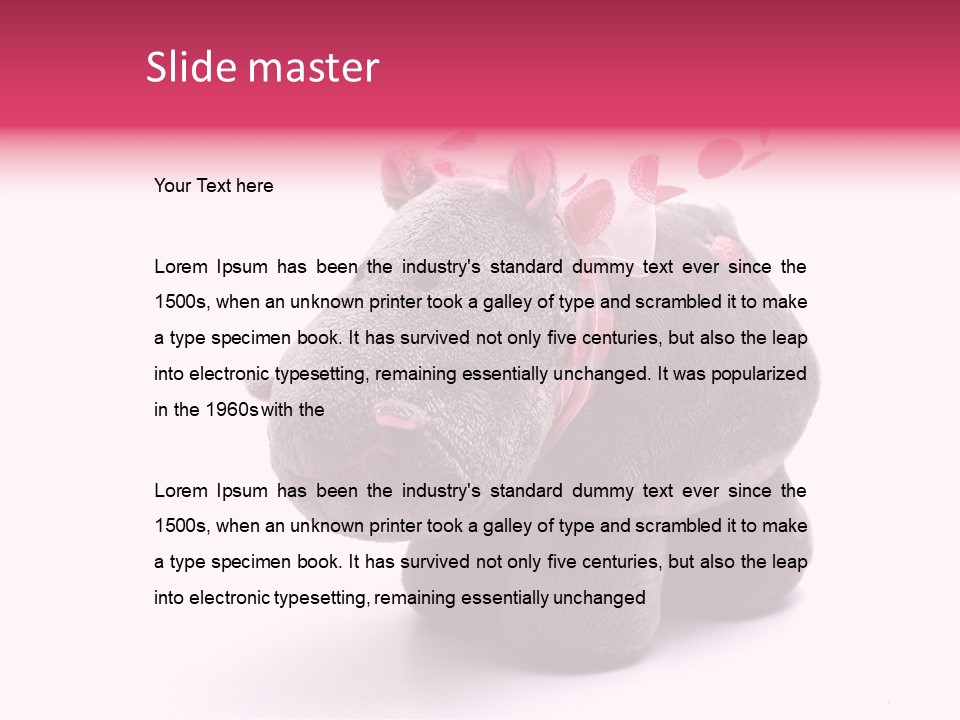 Gift Doll Baby PowerPoint Template