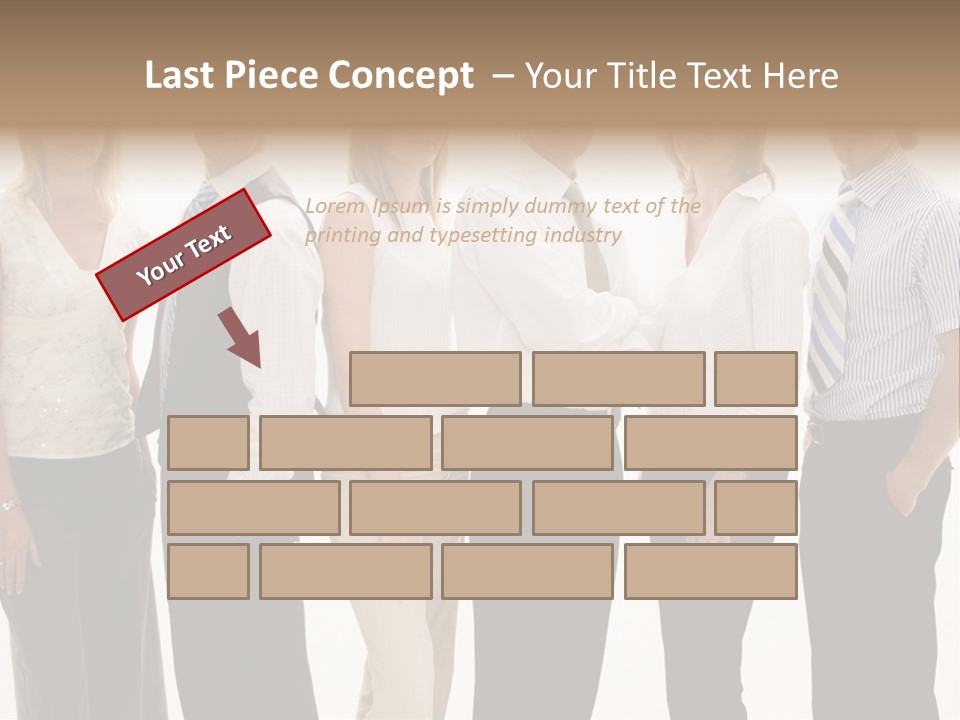 Men Tie Handsome PowerPoint Template