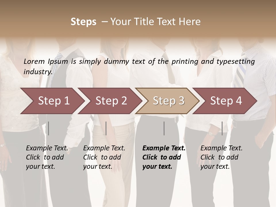 Men Tie Handsome PowerPoint Template