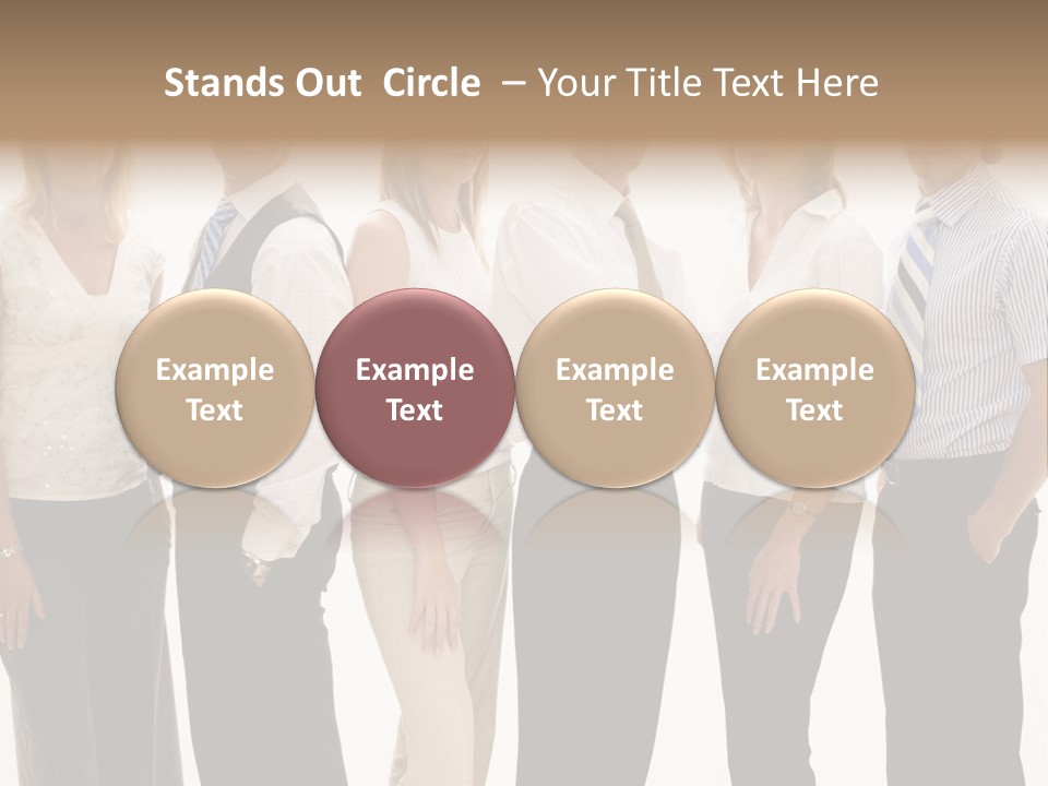 Men Tie Handsome PowerPoint Template