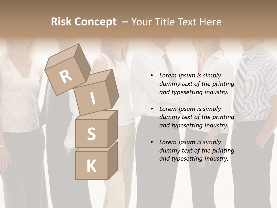 Men Tie Handsome PowerPoint Template