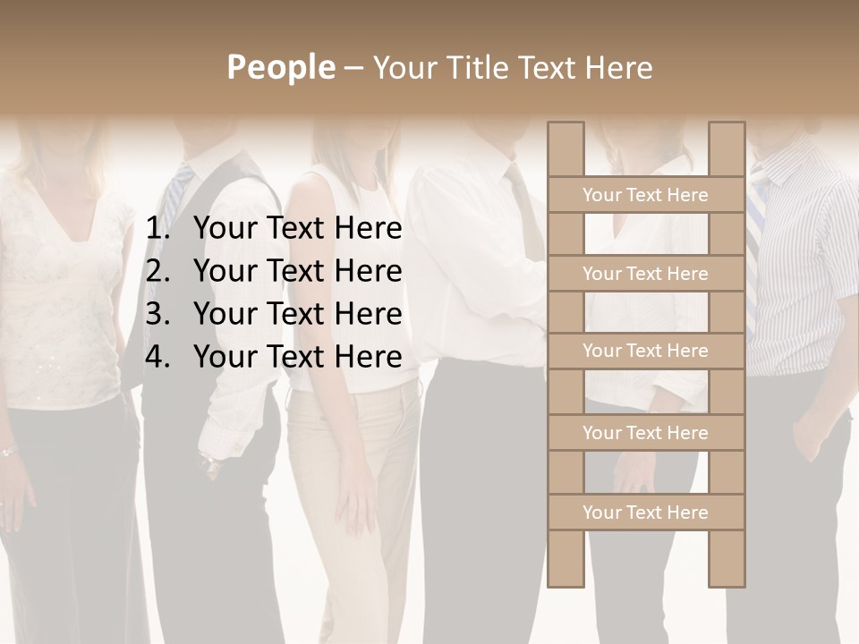 Men Tie Handsome PowerPoint Template