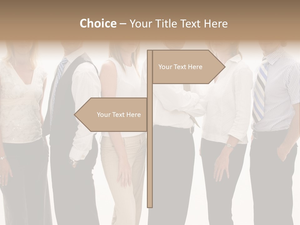 Men Tie Handsome PowerPoint Template