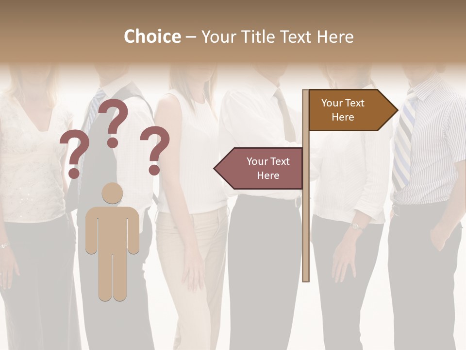 Men Tie Handsome PowerPoint Template