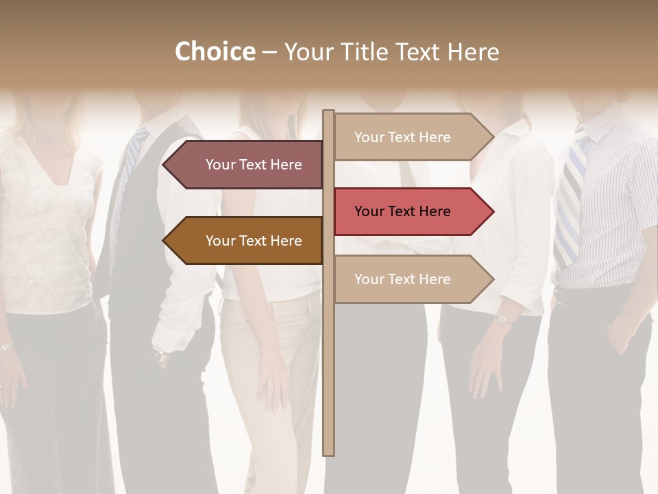 Men Tie Handsome PowerPoint Template