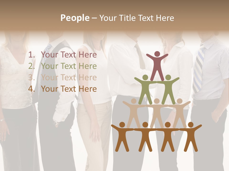 Men Tie Handsome PowerPoint Template