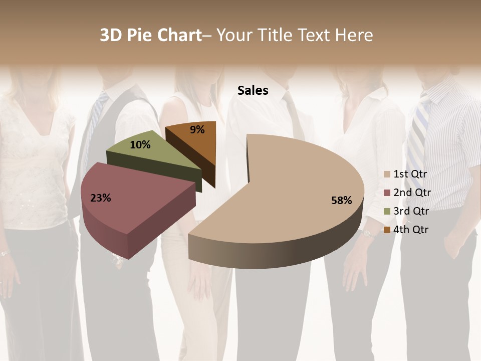 Men Tie Handsome PowerPoint Template