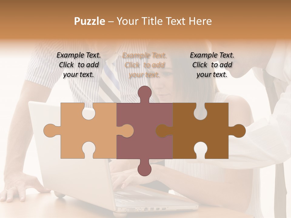 Business Desk Technology PowerPoint Template