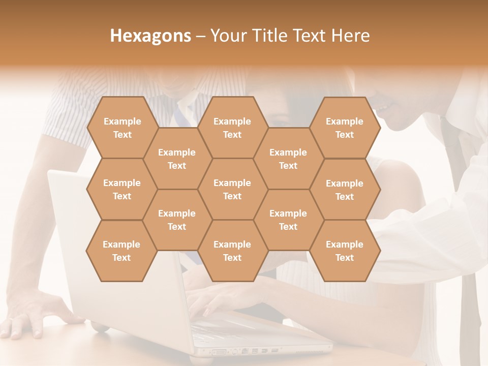 Business Desk Technology PowerPoint Template