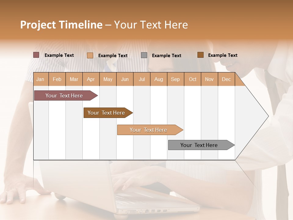 Business Desk Technology PowerPoint Template