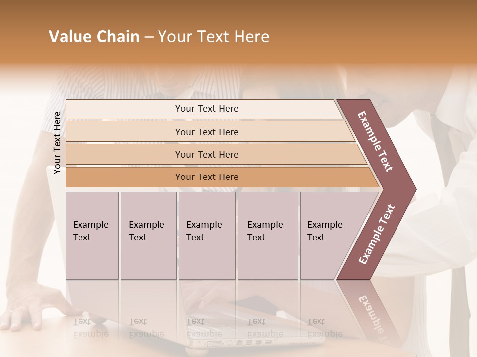 Business Desk Technology PowerPoint Template