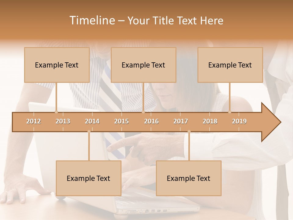 Business Desk Technology PowerPoint Template