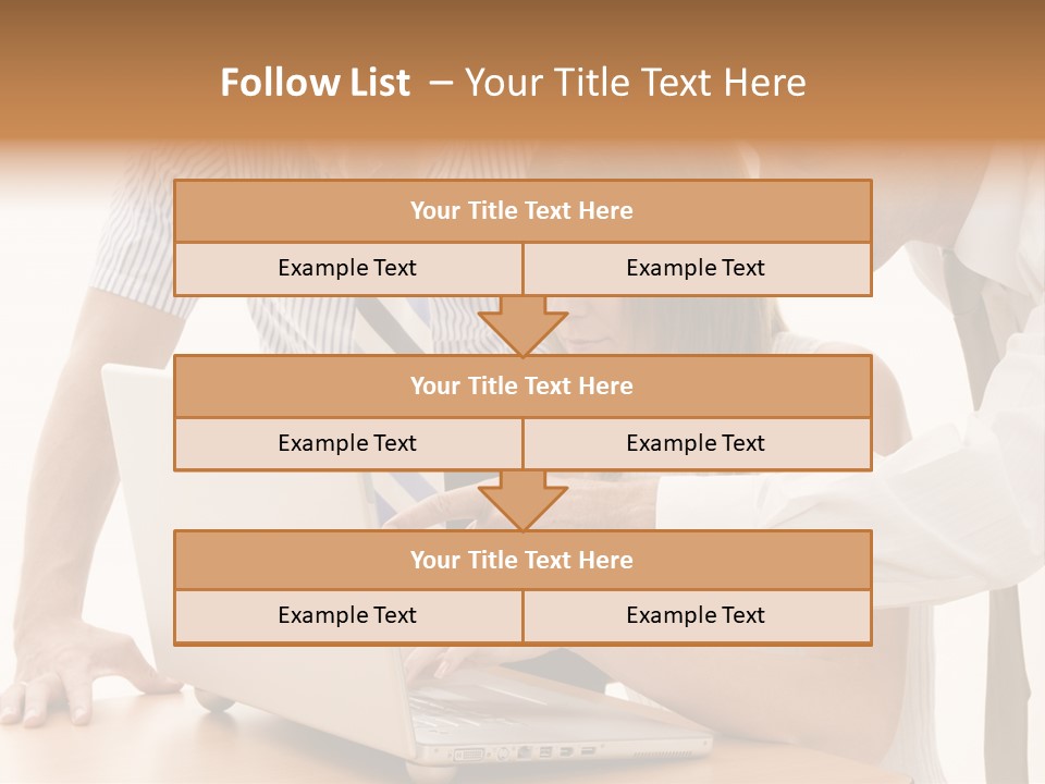Business Desk Technology PowerPoint Template