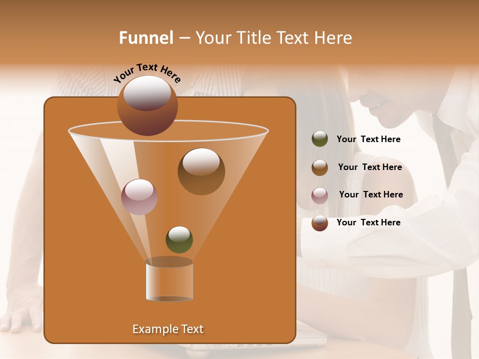 Business Desk Technology PowerPoint Template