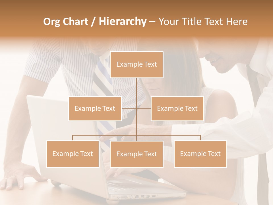 Business Desk Technology PowerPoint Template