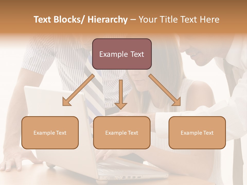 Business Desk Technology PowerPoint Template