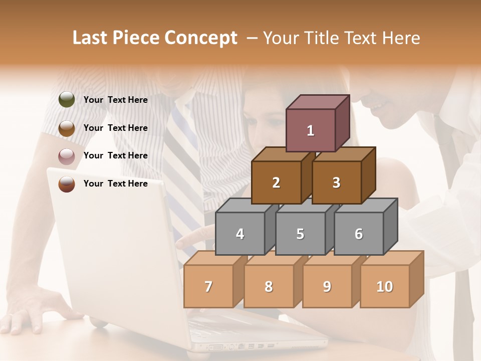 Business Desk Technology PowerPoint Template