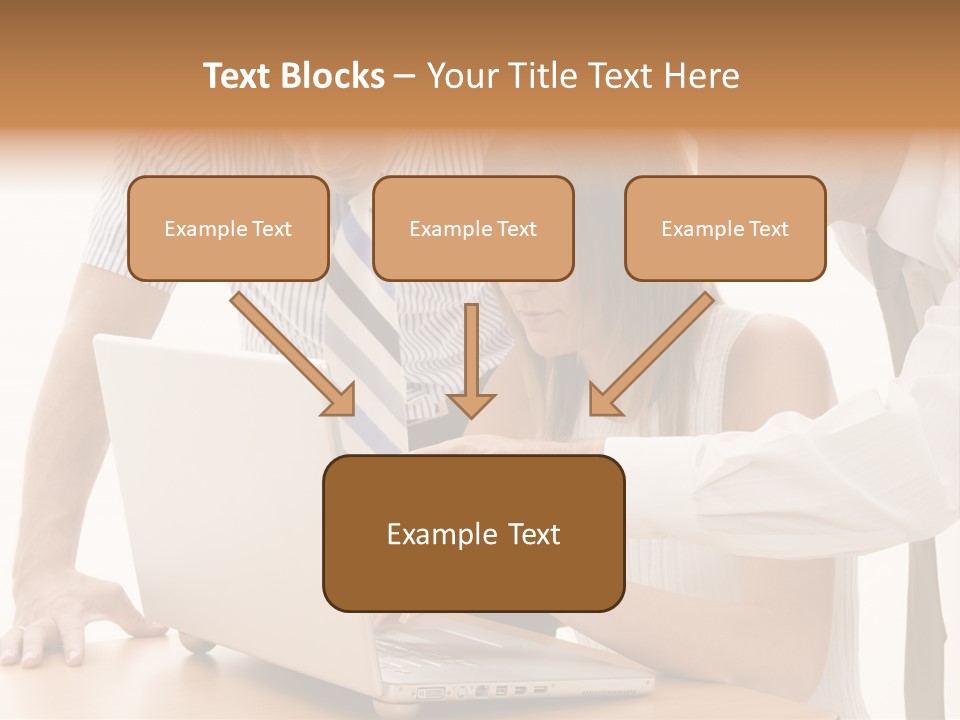 Business Desk Technology PowerPoint Template