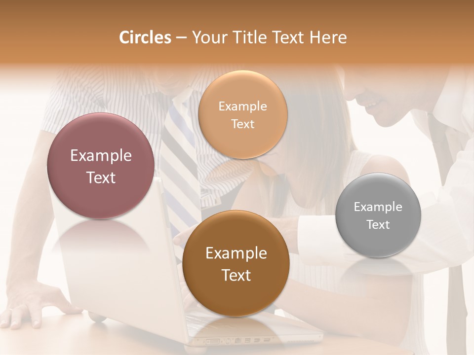 Business Desk Technology PowerPoint Template