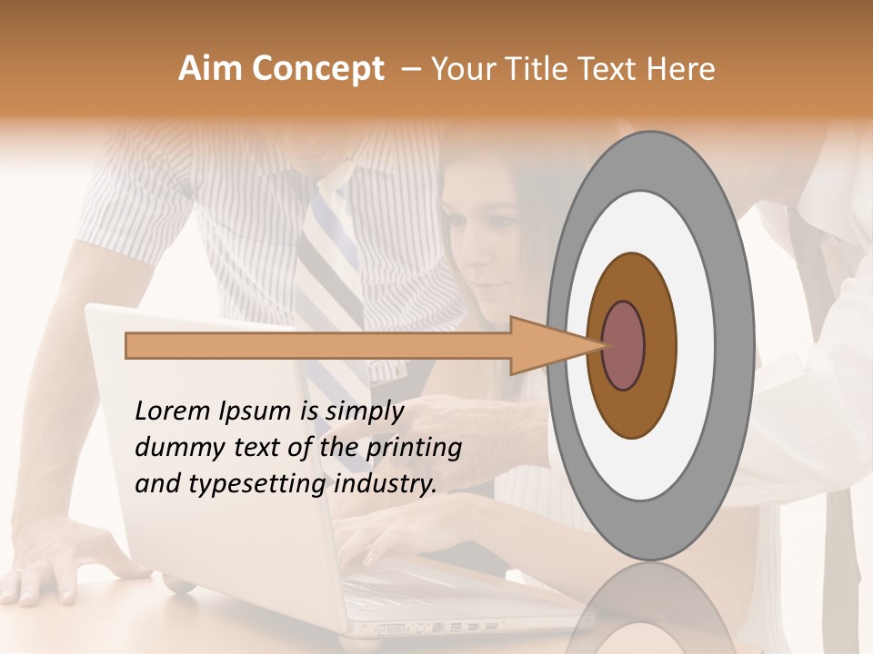 Business Desk Technology PowerPoint Template