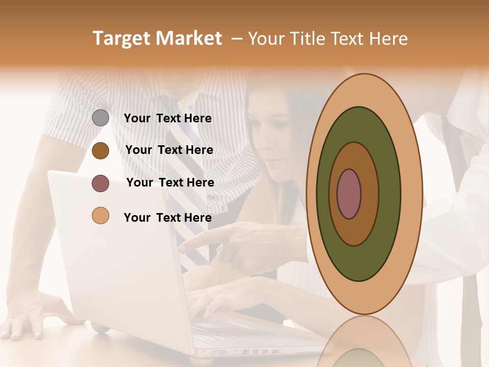 Business Desk Technology PowerPoint Template