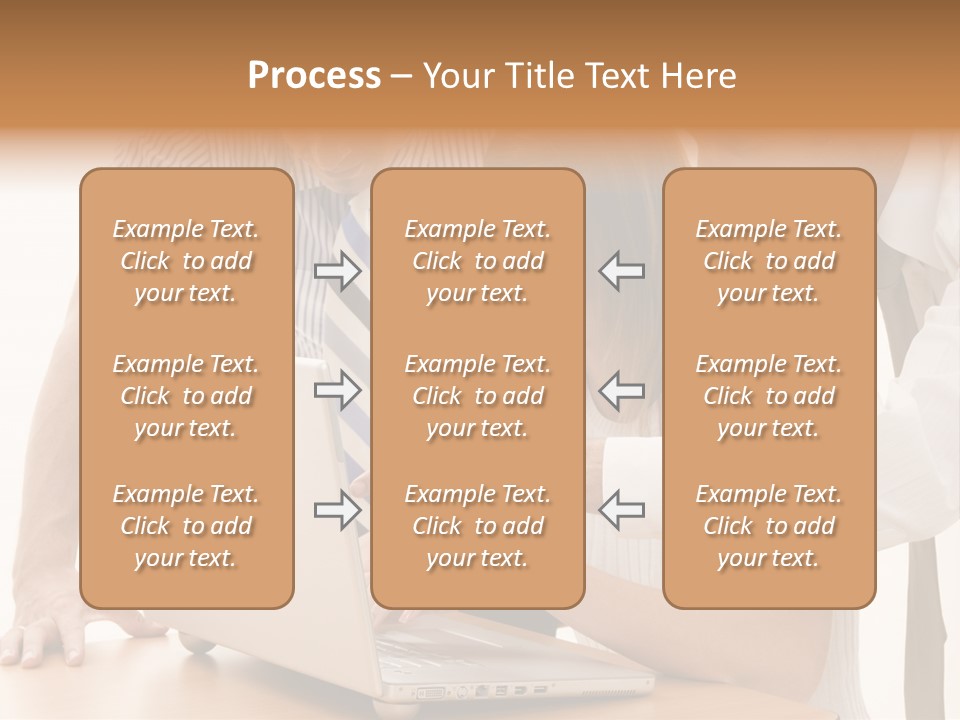 Business Desk Technology PowerPoint Template