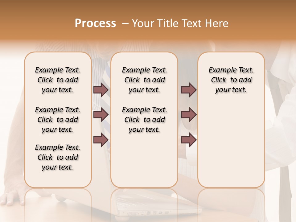 Business Desk Technology PowerPoint Template