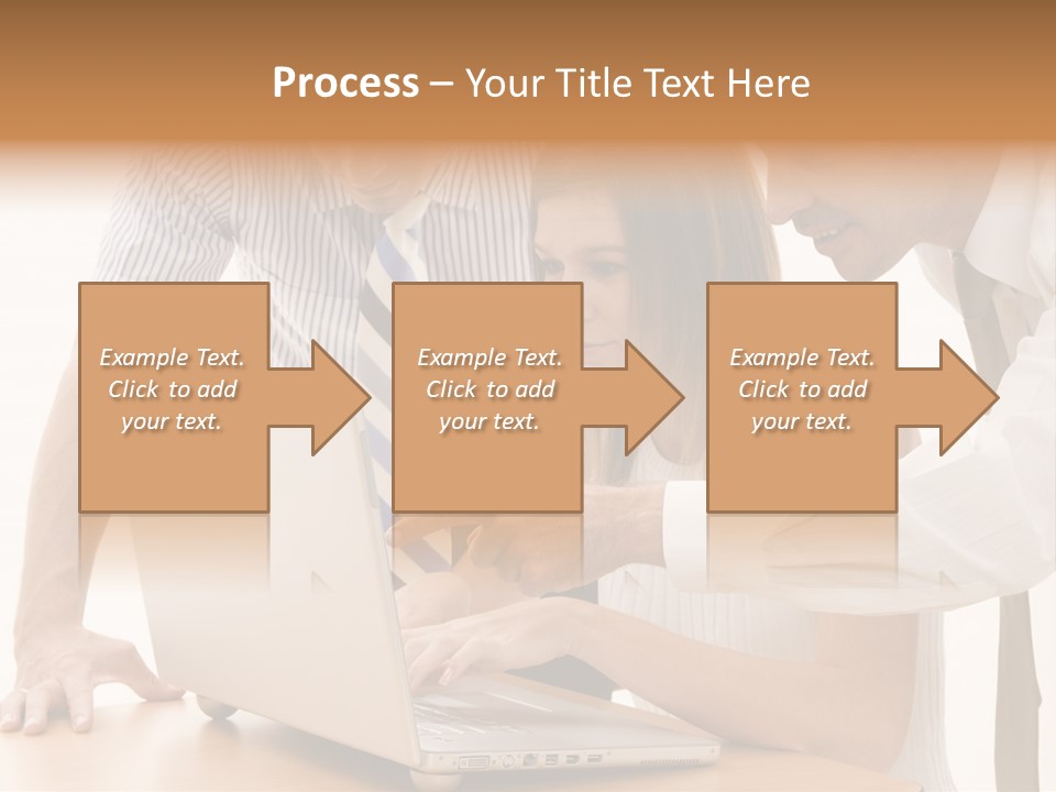 Business Desk Technology PowerPoint Template