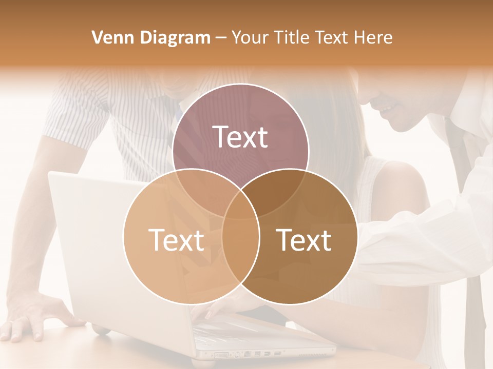 Business Desk Technology PowerPoint Template