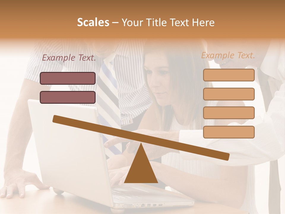 Business Desk Technology PowerPoint Template